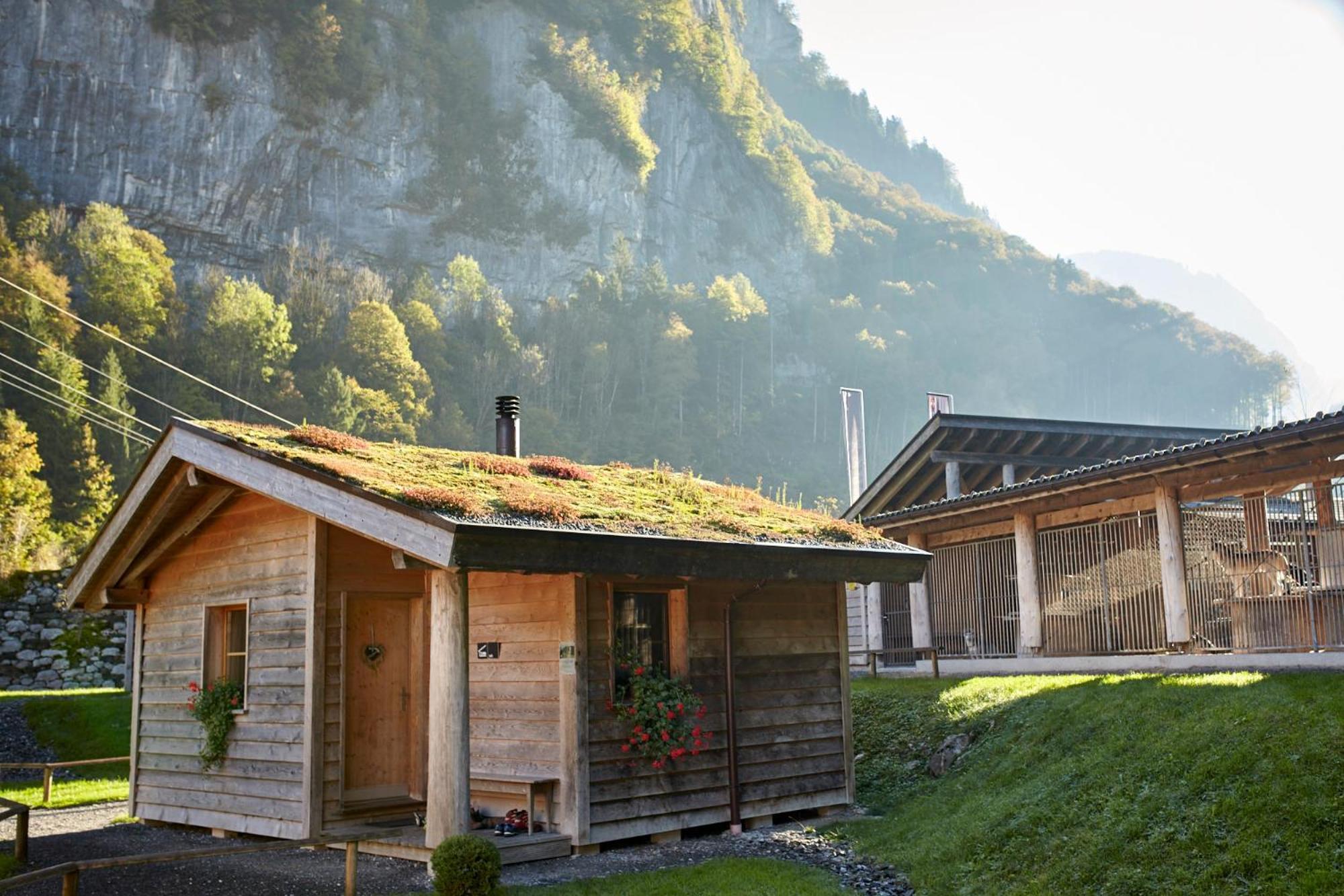 Huettenhotel Husky Lodge Muotathal Eksteriør bilde